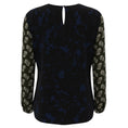 Load image into Gallery viewer, Lanvin Black Multi Patchwork Silk Blouse
