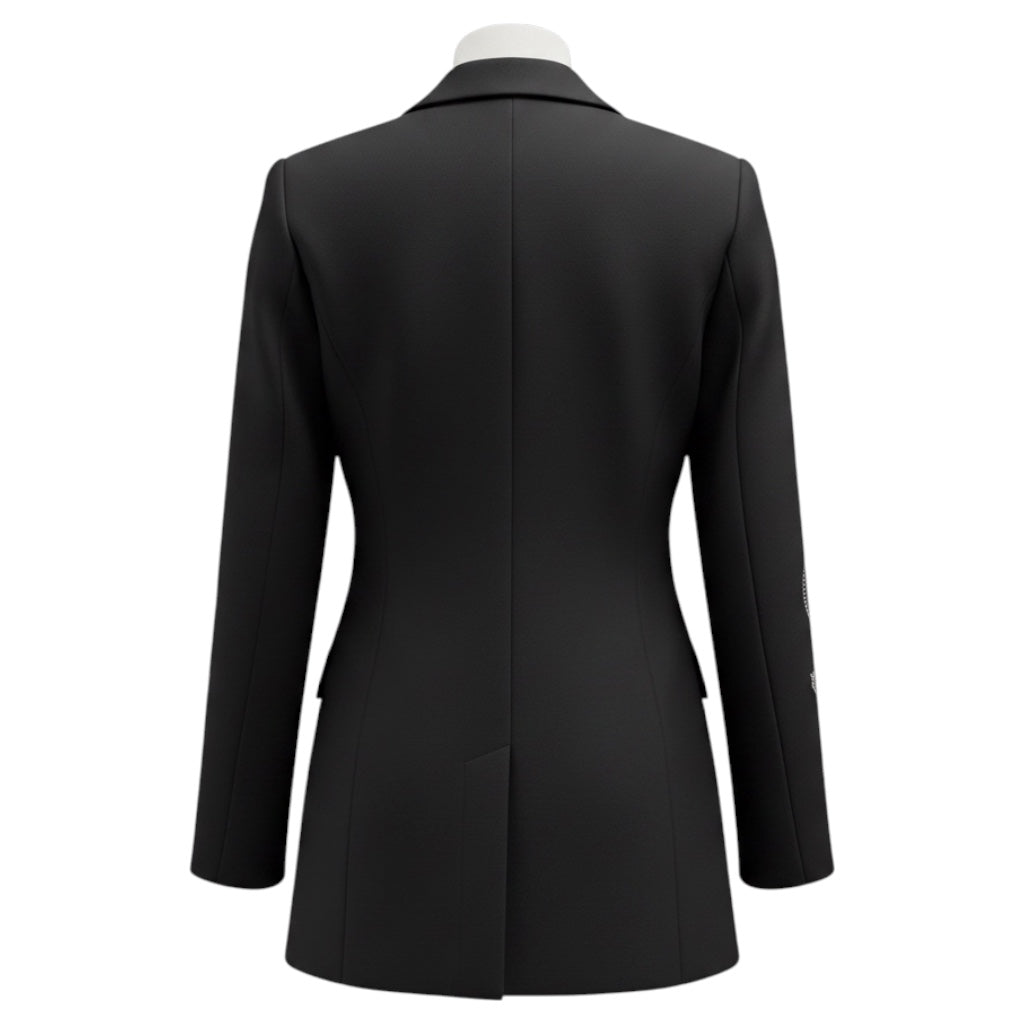 Zadig & Voltaire Black Viva Bis Multi Embellished Blazer Jacket