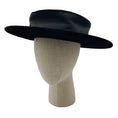 Load image into Gallery viewer, Chanel Black Grosgrain Trimmed Velvet Hat
