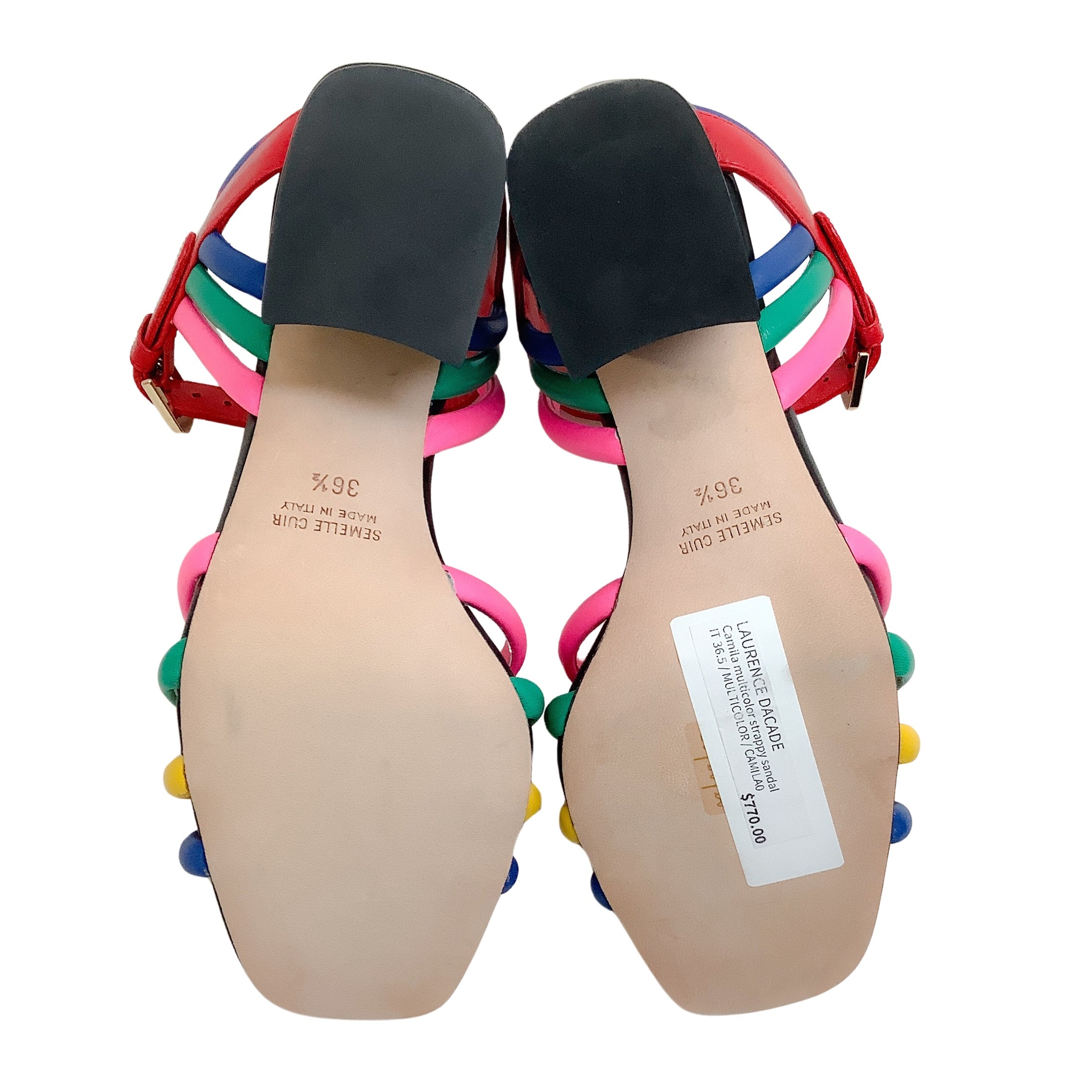 Laurence Dacade Multi Camilla Strappy Sandals