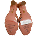 Load image into Gallery viewer, Aquazzura Powder Pink Leather Amore 75 Sandals
