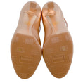Load image into Gallery viewer, Casadei Rose Gold Metallic Ballet Pumps with Ankle Strap
