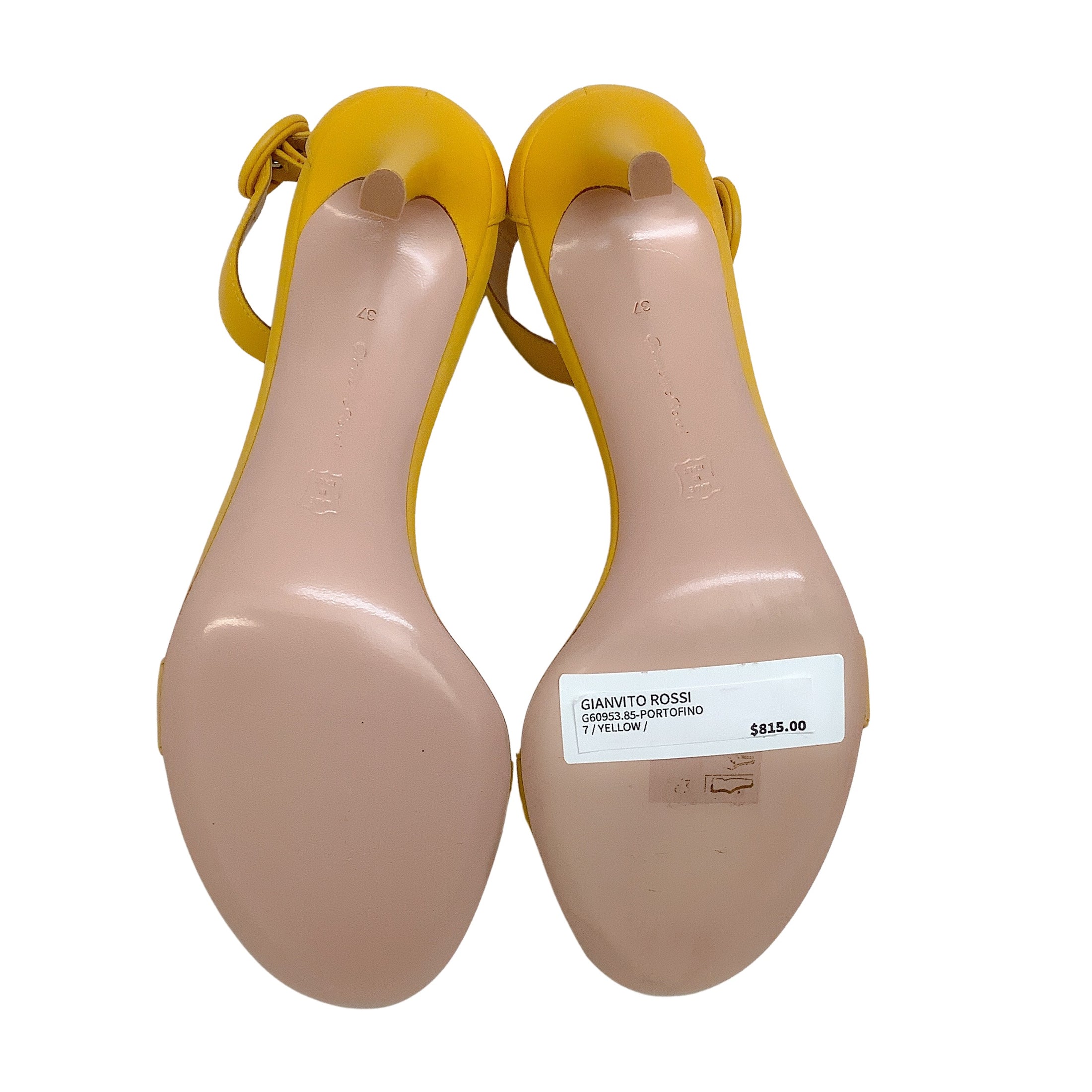 Gianvito Rossi Mimosa Leather Portofino 85 Sandals