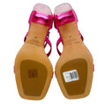 Load image into Gallery viewer, Rick Owens Fuchsia Leather Ankle Spartans Sandals
