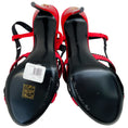 Load image into Gallery viewer, Dolce & Gabbana Red / Black Criss Cross Corset Sandals
