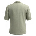 Load image into Gallery viewer, Alysi Sage Green Short Sleeved Linen Blazer Jacket

