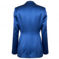 Load image into Gallery viewer, Alejandra Alonso Rojas Abel Blue Silk Blazer Jacket
