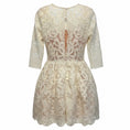Load image into Gallery viewer, Alexis White / Nude Lace Mini Dress
