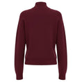 Load image into Gallery viewer, The Elder Statesman Burgundy Mock Neck Cashmere Knit Pullover Sweater
