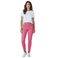Load image into Gallery viewer, Etro Pink / White Embroidered Cotton Stretch Denim Jeans
