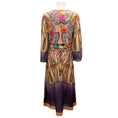 Load image into Gallery viewer, Etro Peach / Purple Multi Printed Silk Midi Dress
