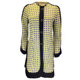 Load image into Gallery viewer, Marni Yellow / White / Blue / Black Woven Cotton Coat
