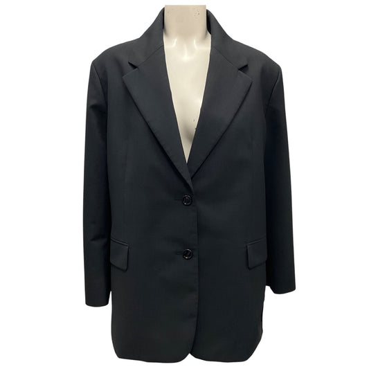 Prada Charcoal Grey 2022 Classic Two Button Wool Blazer