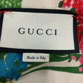 Load image into Gallery viewer, Gucci Ivory Multi Floral Silk Pants with Web Stripe

