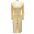 Load image into Gallery viewer, St. John Chamomile Spring 2022 Stretch Boucle Knit Cardigan Dress
