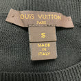 Load image into Gallery viewer, Louis Vuitton Black Jewel Neck Cap Sleeved Wool Knit Dress
