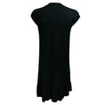 Load image into Gallery viewer, Louis Vuitton Black Jewel Neck Cap Sleeved Wool Knit Dress
