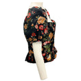 Load image into Gallery viewer, Markarian Black Multi Floral Jacquard Top
