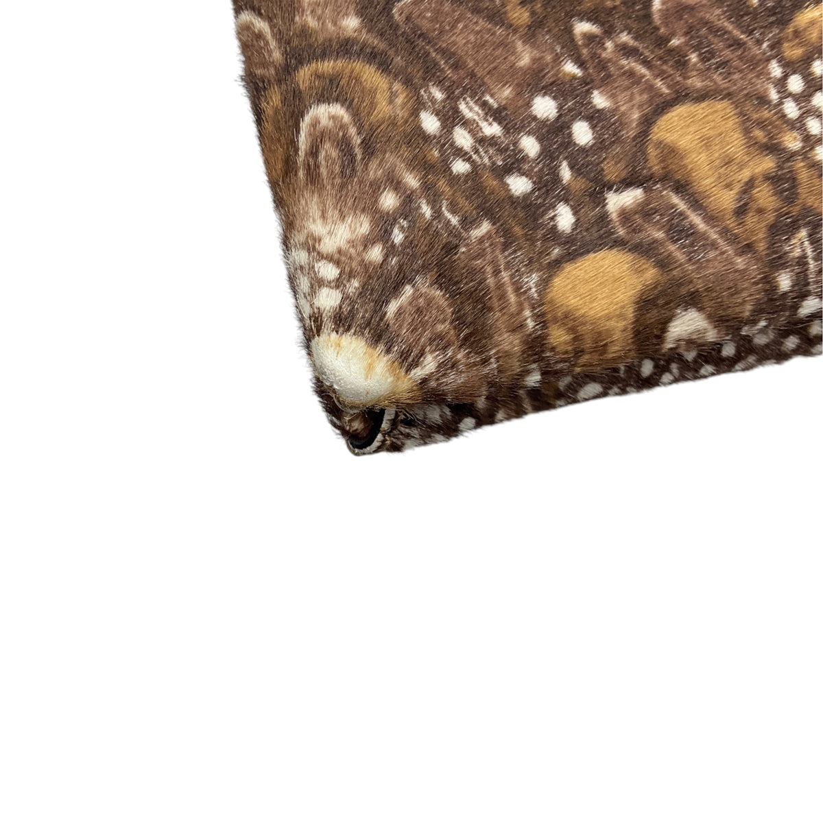 Valentino Brown / White / Tan Multi Rockstud Calf Hair Shoulder Bag with Gold Hardware