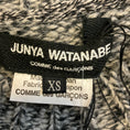 Load image into Gallery viewer, Junya Watanabe Black / Grey Tweed and Sheer Chiffon Midi Dress
