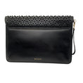 Load image into Gallery viewer, Bulgari x Nicholas Kirkwood Black Studded Leather Envelope Serpenti Forever Clutch Bag
