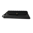 Load image into Gallery viewer, Bulgari x Nicholas Kirkwood Black Studded Leather Envelope Serpenti Forever Clutch Bag
