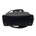 Load image into Gallery viewer, MCM Black Pebbled Leather Double Top Handle Shoulder Bag with Silver Hardware
