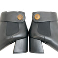 Load image into Gallery viewer, Givenchy Black Leather Booties with Gold Buttons
