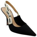 Load image into Gallery viewer, Christian Dior Black Technical Fabric J'Adior Slingback Pumps

