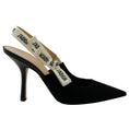 Load image into Gallery viewer, Christian Dior Black Technical Fabric J'Adior Slingback Pumps
