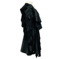 Load image into Gallery viewer, Philipp Plein Couture Black Ruffled Silk Cocktail Dress

