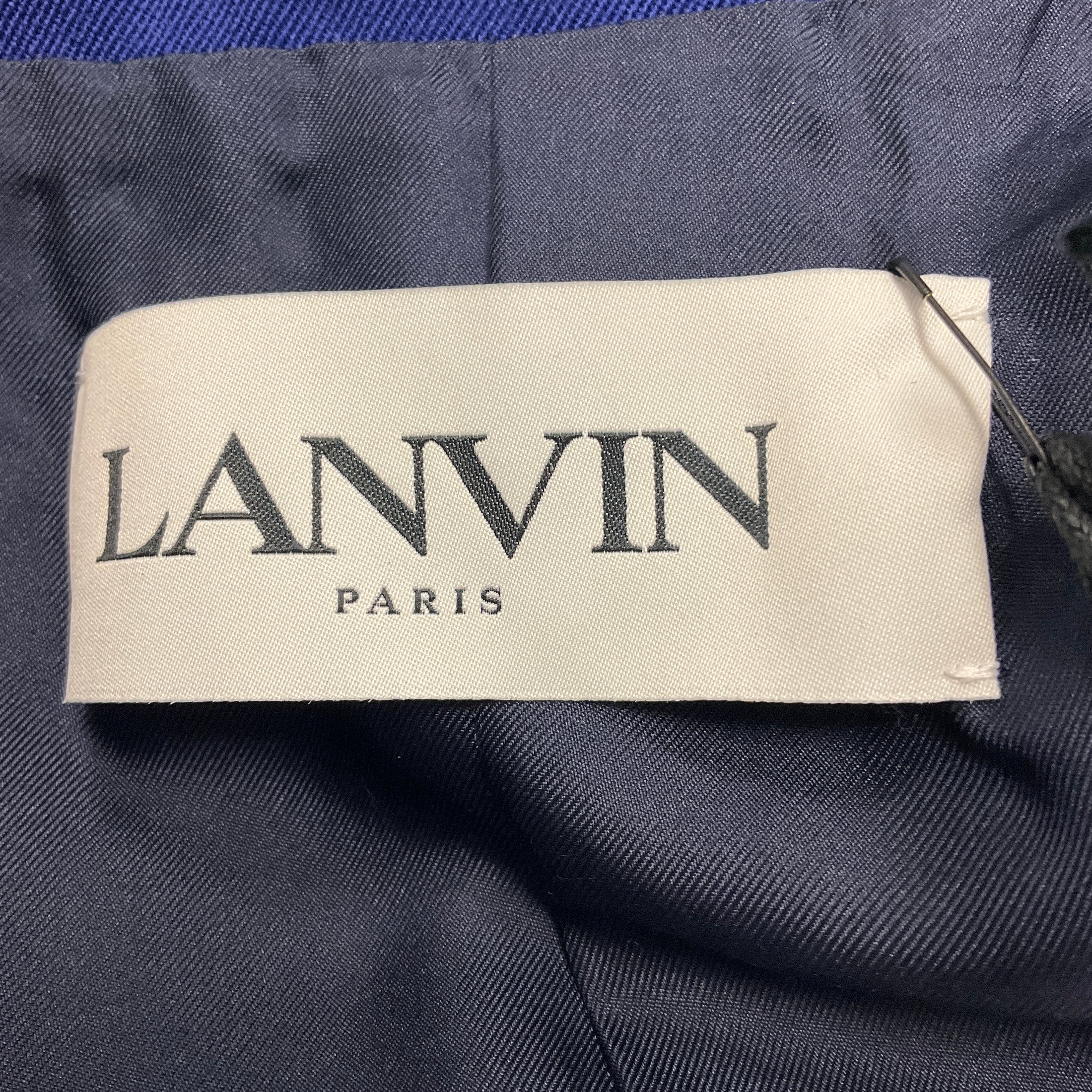 Lanvin Majorelle Blue Wool Jacket