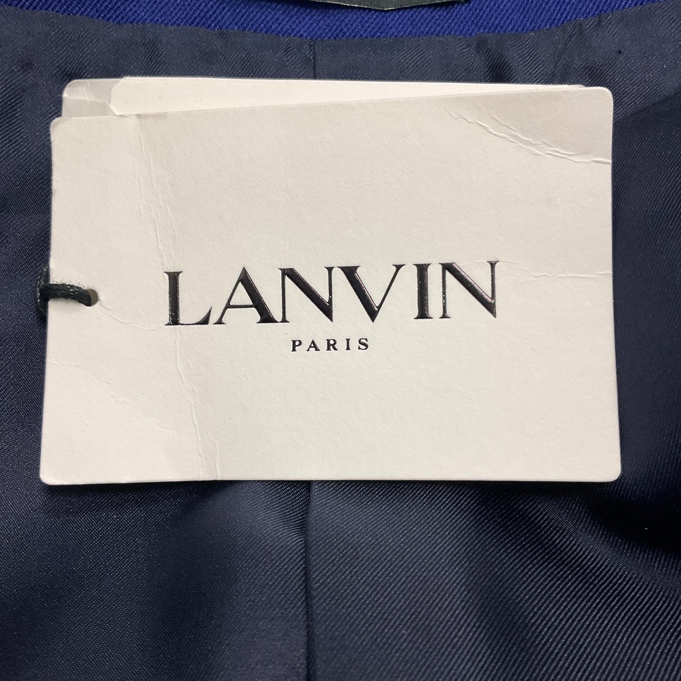 Lanvin Majorelle Blue Wool Jacket