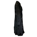 Load image into Gallery viewer, Valentino Roma Black Sequined Goat Fur Coat
