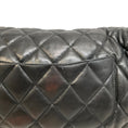 Load image into Gallery viewer, Chanel 2009-2010 Black Lambskin Leather Maxi Single Flap Bag
