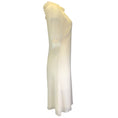 Load image into Gallery viewer, Vilshenko Ivory Lace Trimmed Silk Midi Dress
