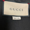 Load image into Gallery viewer, Gucci Black Short Sleeved Wool Knit Dress with Light Pink Logo Waist
