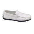 Load image into Gallery viewer, Tod's White Square Toe Leather Loafers
