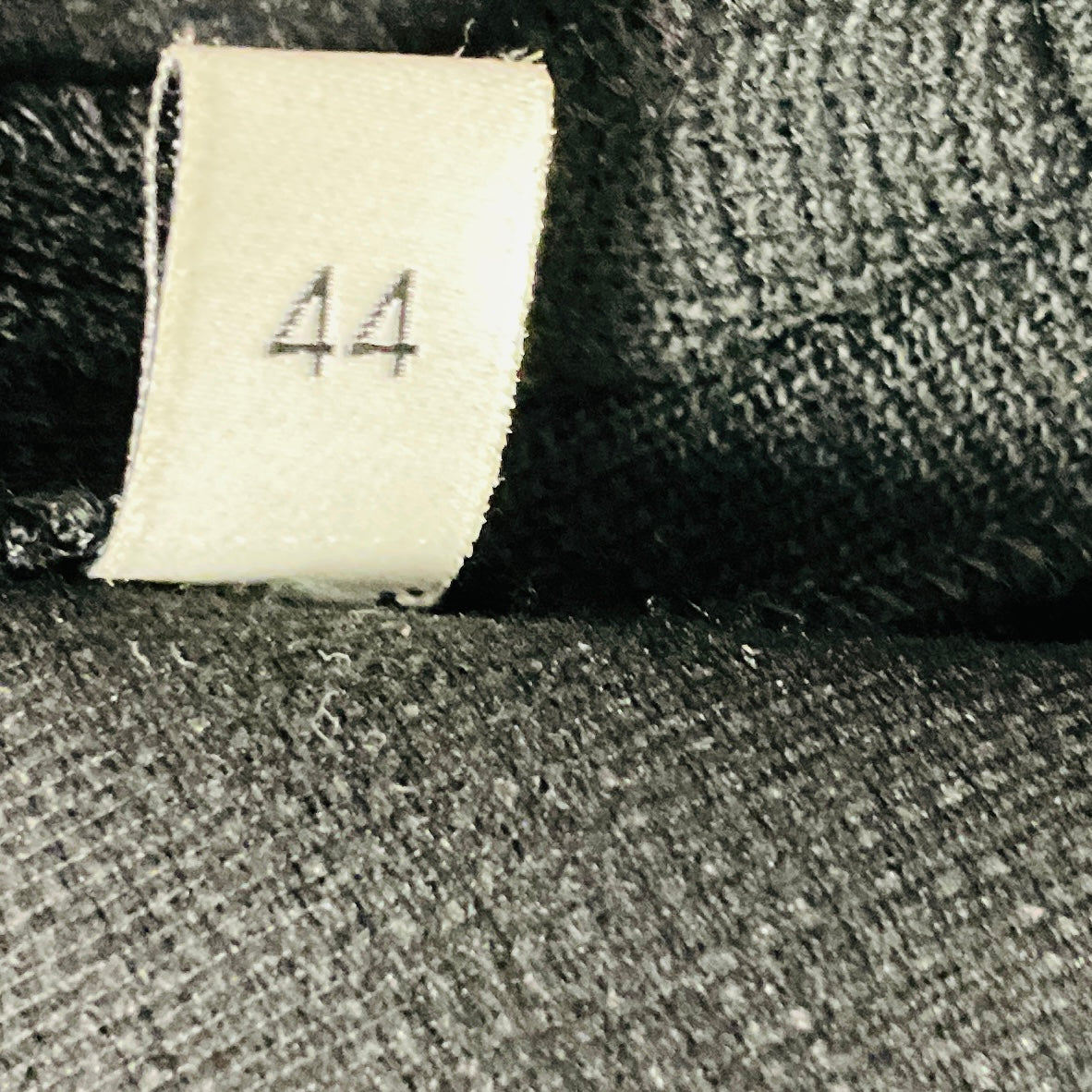Gucci Black Short Sleeved Wool Knit Dress with Light Pink Logo Waist