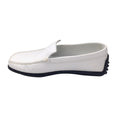 Load image into Gallery viewer, Tod's White Square Toe Leather Loafers
