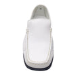 Load image into Gallery viewer, Tod's White Square Toe Leather Loafers
