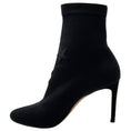 Load image into Gallery viewer, Valentino Black Stretch Knit Star Sequin Embellished Sock Boots
