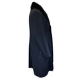 Load image into Gallery viewer, Kiton Navy Blue / Black Mink Fur Trimmed Cashmere Coat
