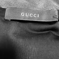 Load image into Gallery viewer, Gucci Black Short Sleeved Leather and Stretch Jersey Midi Dress

