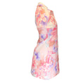 Load image into Gallery viewer, Leo Lin Pink / Purple Multi Floral Printed Short Sleeved Cotton Mini Dress
