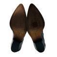 Load image into Gallery viewer, Tibi Black Croc Embossed Leather Tall Western Boots
