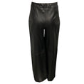Load image into Gallery viewer, Rosetta Getty Black Elastic Waist Pull On Leather Pants
