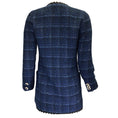 Load image into Gallery viewer, Edward Achour Navy Blue Jewel Buttoned Tweed Jacket
