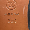 Load image into Gallery viewer, Chanel Taupe / Black / Gold CC Logo Cap Toe Suede Loafer Flats
