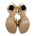 Load image into Gallery viewer, Gucci Gold Leather Interlocking G Platform Sandals
